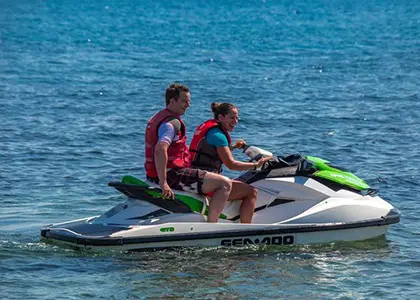 Jet Ski at Psalidi Beach in Kos