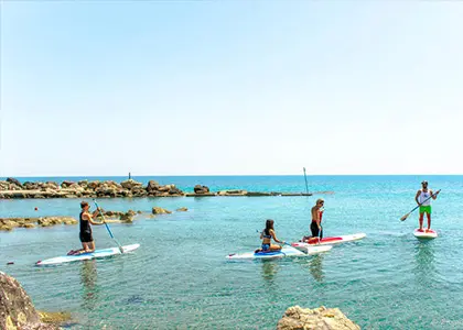SUP Lessons at Krioneri Beach in Zakynthos
